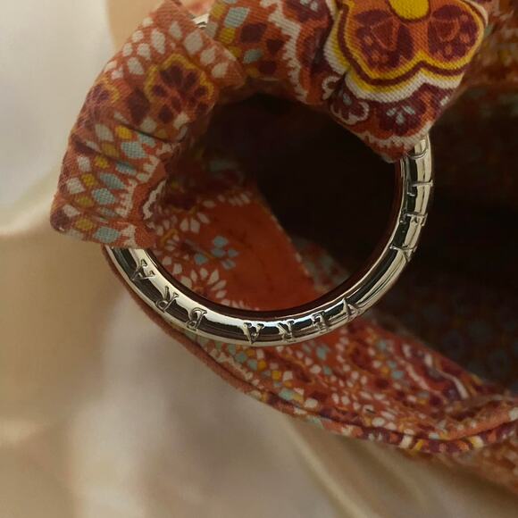 Vera Bradley Paprika Orange Quilted Shoulder Bag Purse magnetic enclosure - Picture 5 of 8